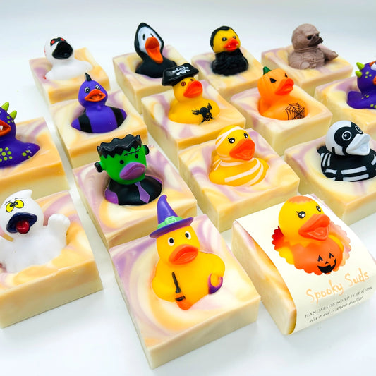Halloween Spooky Suds Handmade Soap Bar For Kids Vegan